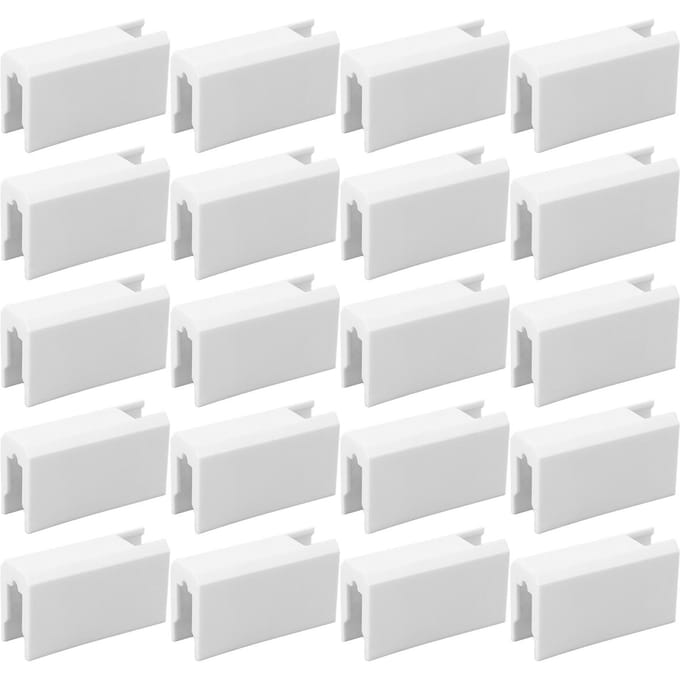 20 Pièces Butée de Blocage de Fenêtre de Porte Coulissante en Plastique Limiteur Sûr Accessoires Anti-Collision Long