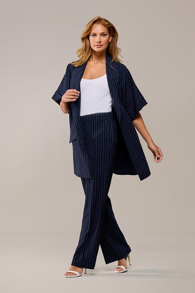 Roseline Blazer Navy / Off White