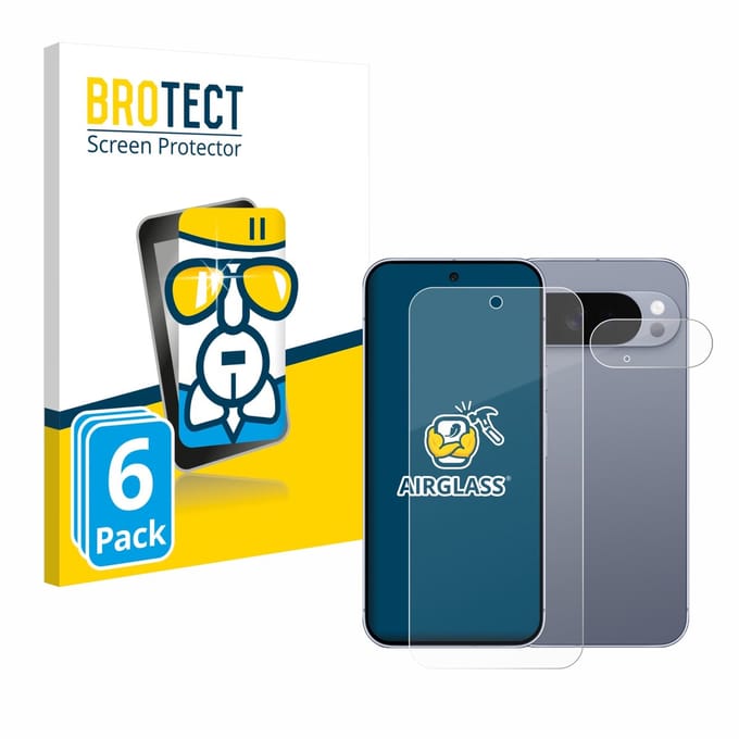 Screenprotector 6 Stuks voor Google Pixel 10 Pro XL (Voor+Camera) Beschermglas transparant