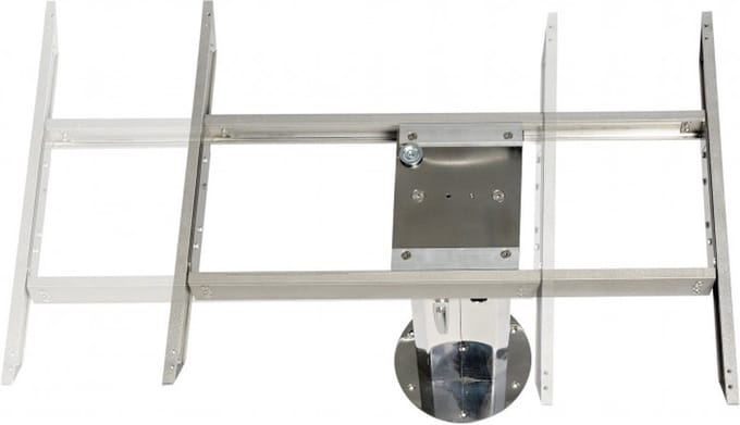 Osculati aluminium bi-directioneel Tafelschuifstuk 680 x 560 mm