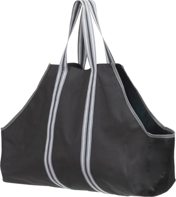 ShelterLogic® polyester brandhoutzak beuken | Zwart | 23 kg