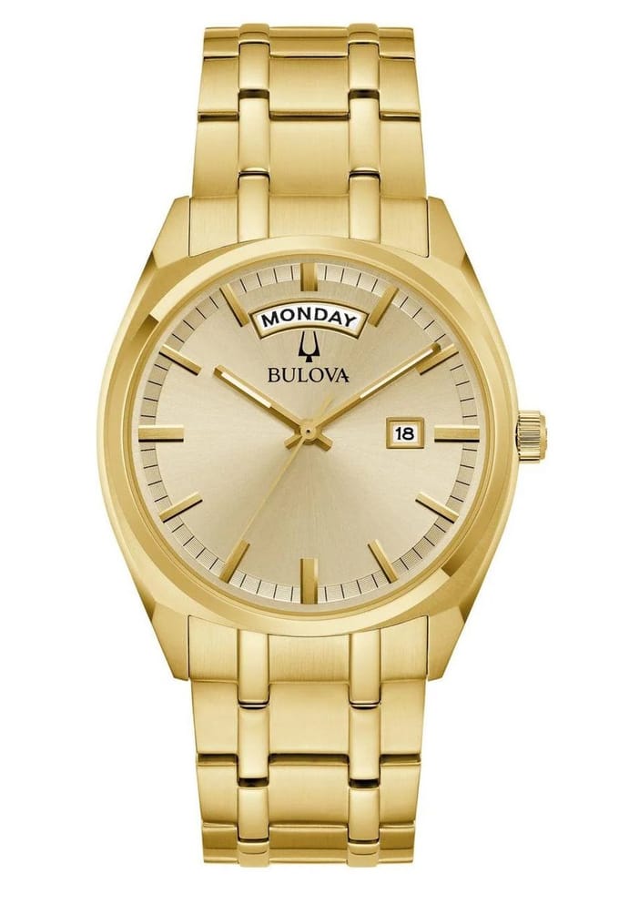 Bulova Surveyor 97C115 Horloge - Staal - Goudkleurig - Ø 39 mm