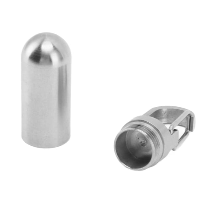 Porte-clés pour tablette, étui portable étanche en acier inoxydable pour tablette, idéal pour le camping et les voyages S white