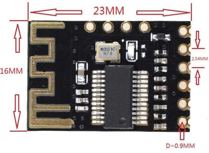 OTRONIC® MH-M18 Draadloze Bluetooth Audio Receiver Module
