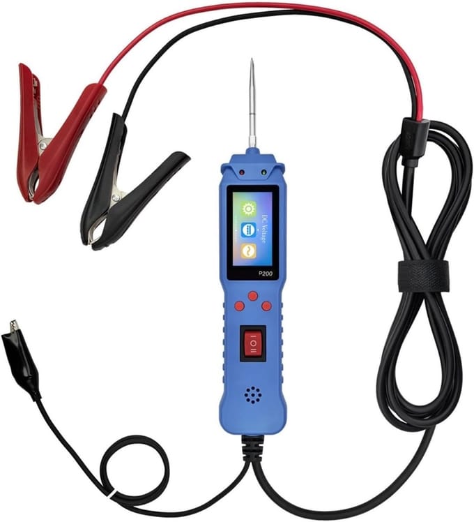 Circuit Tester - Spanning Lamp - Auto Diagnose - Hoge Gevoeligheid - 2 Meter Kabel - Blauw