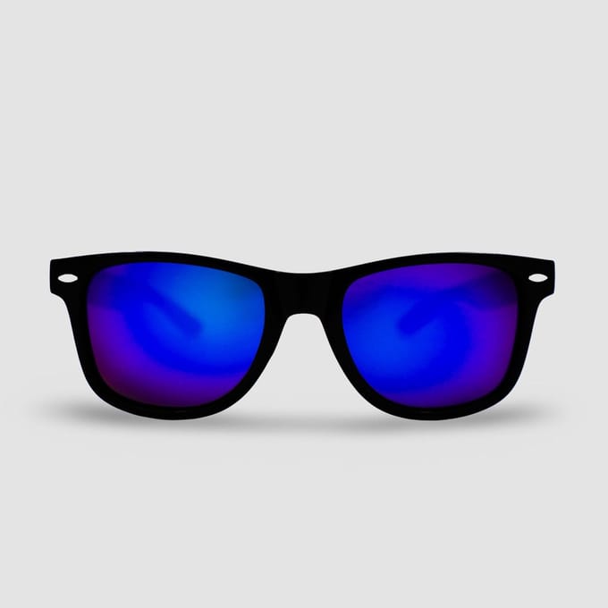 Montuurtjevoorjou - Way Classic Blue - Zonnebril - Heren zonnebril - Blauw