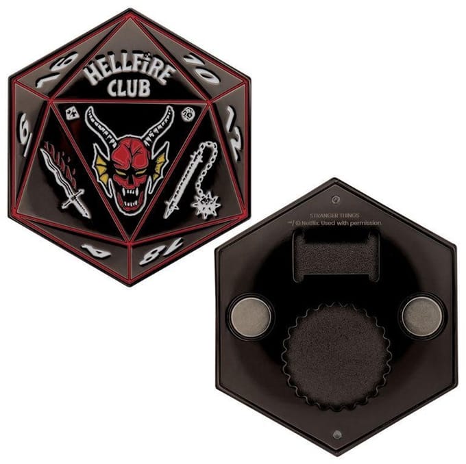 STRANGER THINGS - Hellfire Club - Limited Edition Bottle Opener - Flesopener