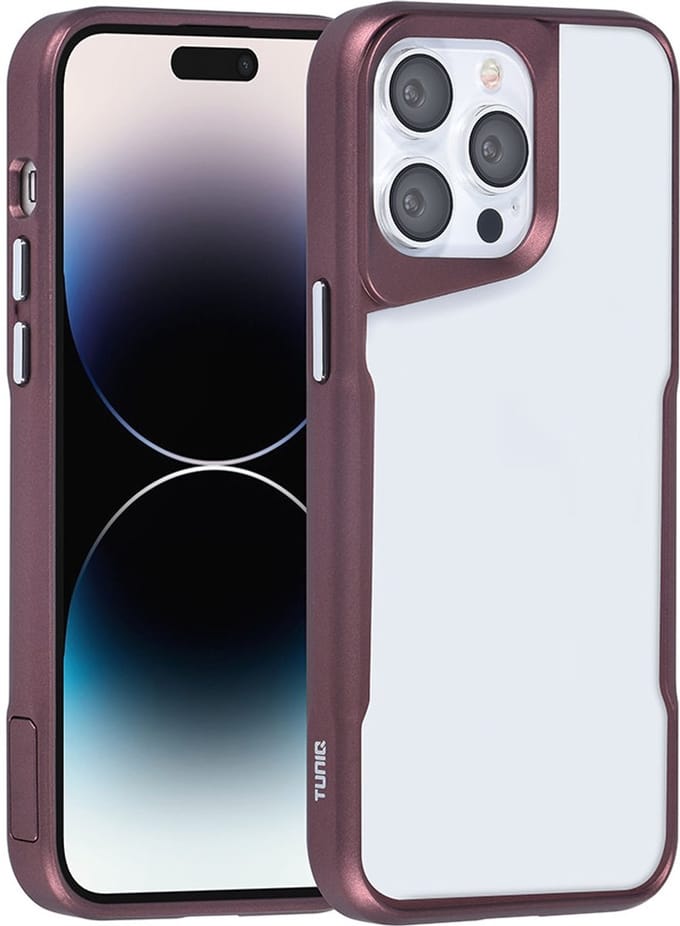TUNIQ Back cover - iPhone 14 Pro Max - Rood - Stijlvol design met bescherming