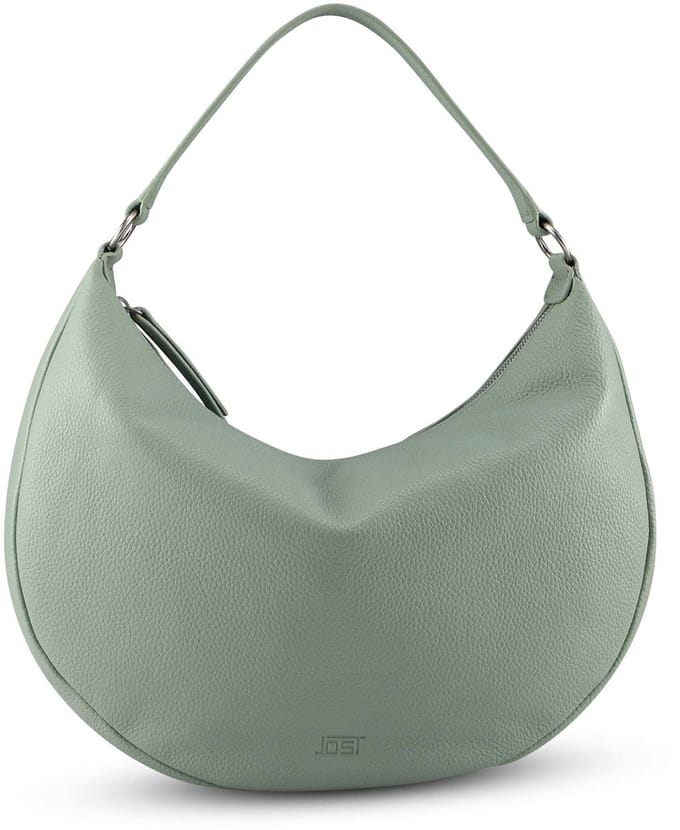 JOST Leren Schoudertas Vika Hobo Bag Lagoon Mintgroen