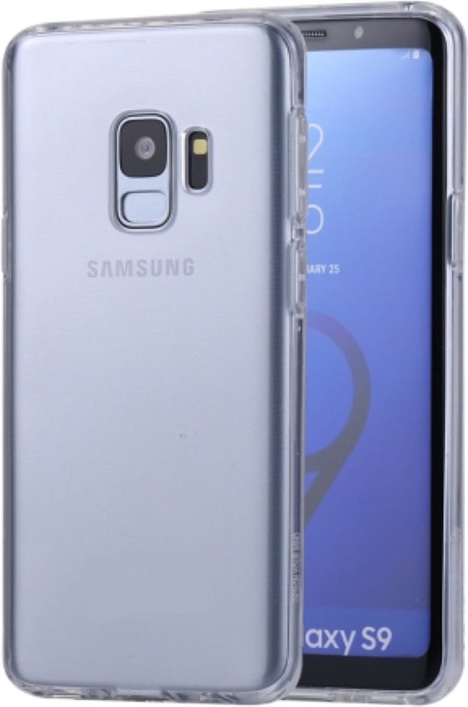 Silicone back cover Geschikt voor Samsung Galaxy S9/Transparant hoesje