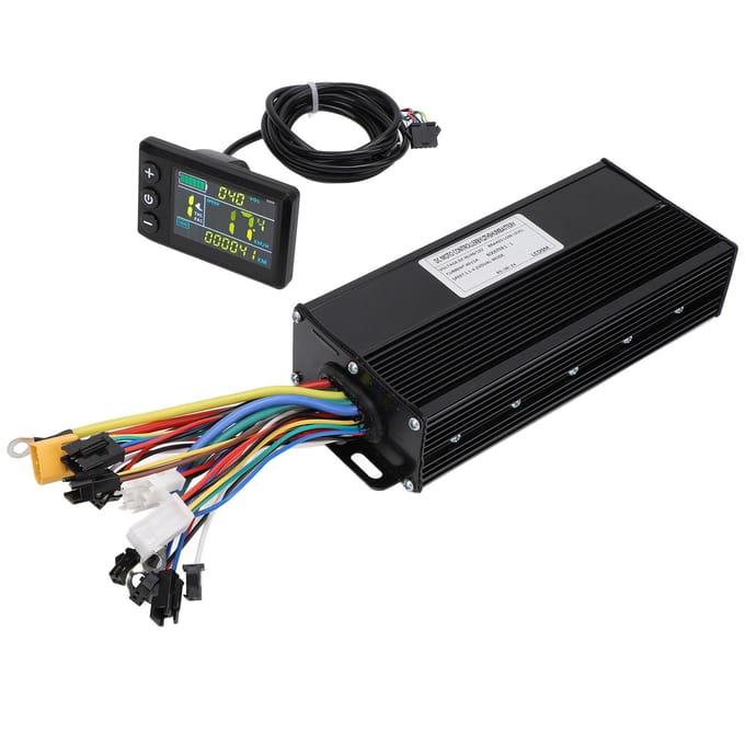 Elektrische Fiets Borstelloze Motor Controller Kit Professioneel S866 Kleurendisplay 40A Triple Mode black