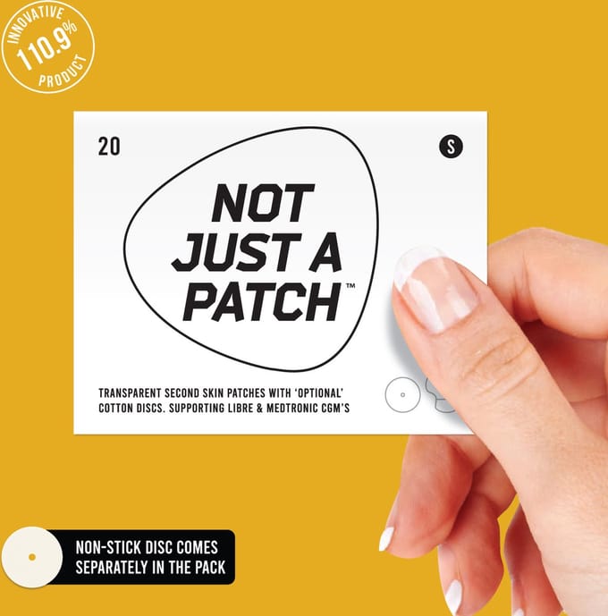 Not Just a Patch – S - Clear (transparante) sensorpleisters – 20 pack