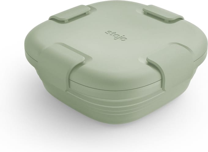 Stojo - Lunchbox 700 ml Sage - Siliconen - Groen -