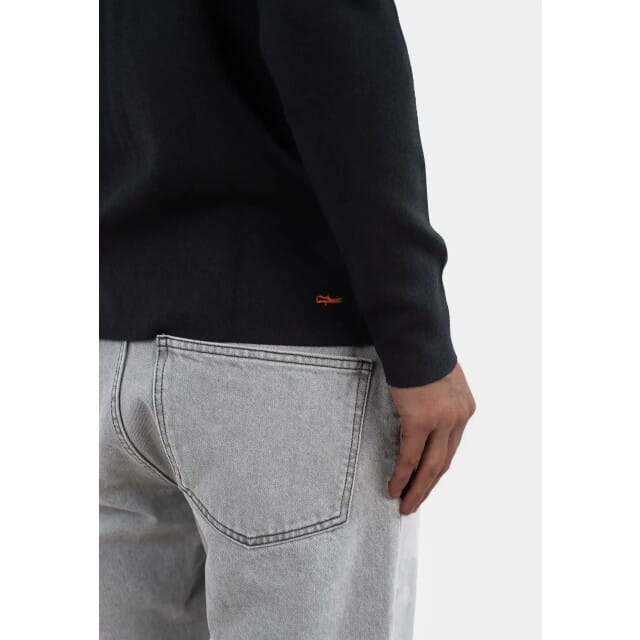 Ciszere Caleb knitted half zip black