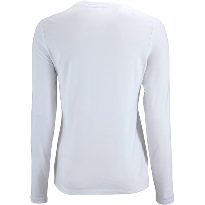 SOLS Dames/dames Keizerlijk T-Shirt met lange mouwen (Wit)