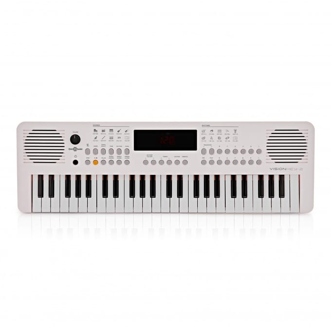 VISIONKEY-2 49-toets Draagbaar Keyboard, Wit