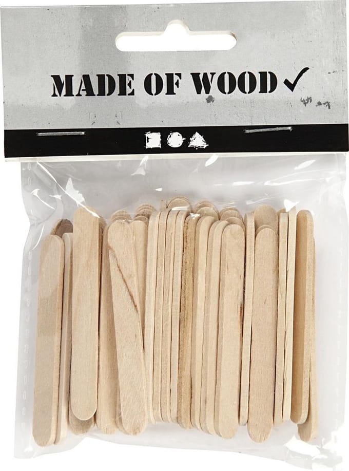 Creativ Company Wooden Craft Sticks Mini 50 pcs.