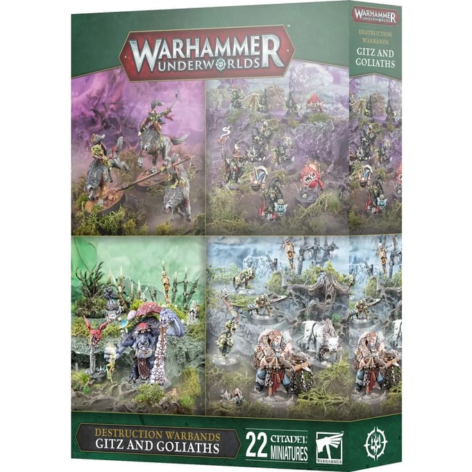Beeldje Games Workshop Warhammer Underworlds : Bandes de la Destruction : Colosses et Avortons