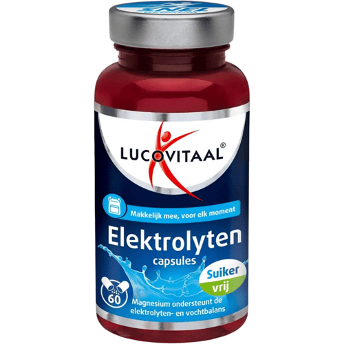 Lucovitaal Elektrolytencapsules - 60 capsules - Bevordert Hydratatie en Energie