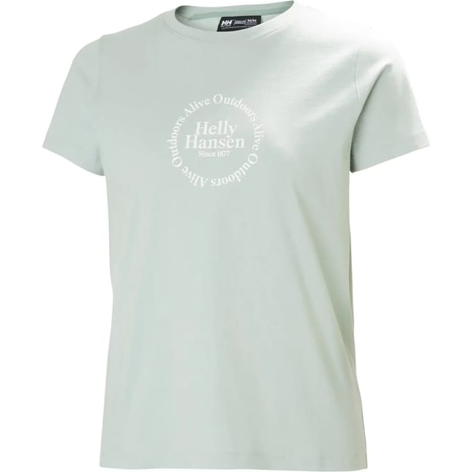 Helly Hansen Core Graphic 2.0 T-shirt Met Korte Mouwen Groen S Vrouw
