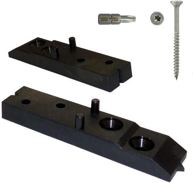 Invisible terrace mount on wood 500 pieces for approx. 15 m² screws in A2