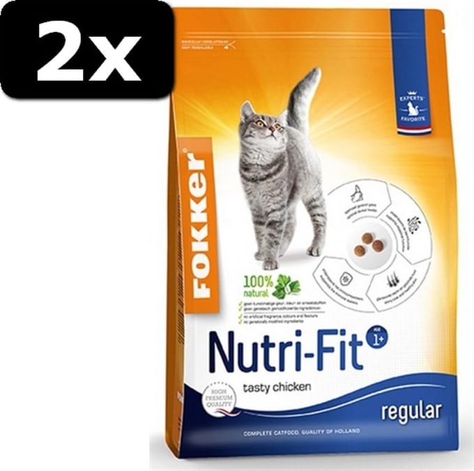 2x FOKKER CAT NUTRI-FIT 2,5KG