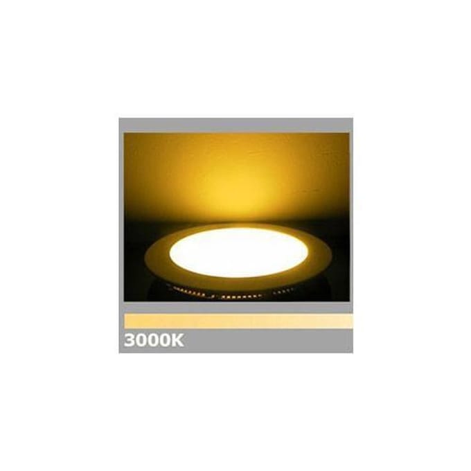 LED Paneel / Downlight Set BSE Slim Rond Inbouw 3W 3000K Warm Wit 90mm Dimbaar Spatwaterdicht