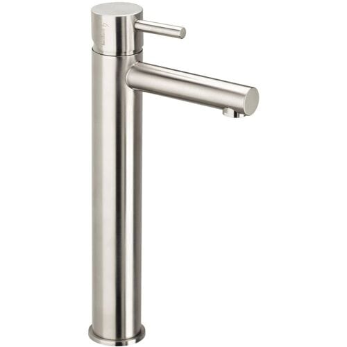 Herzbach DESIGN iX single-hole basin mixer with raised shaft, without pop-up waste 17.133200.2.09