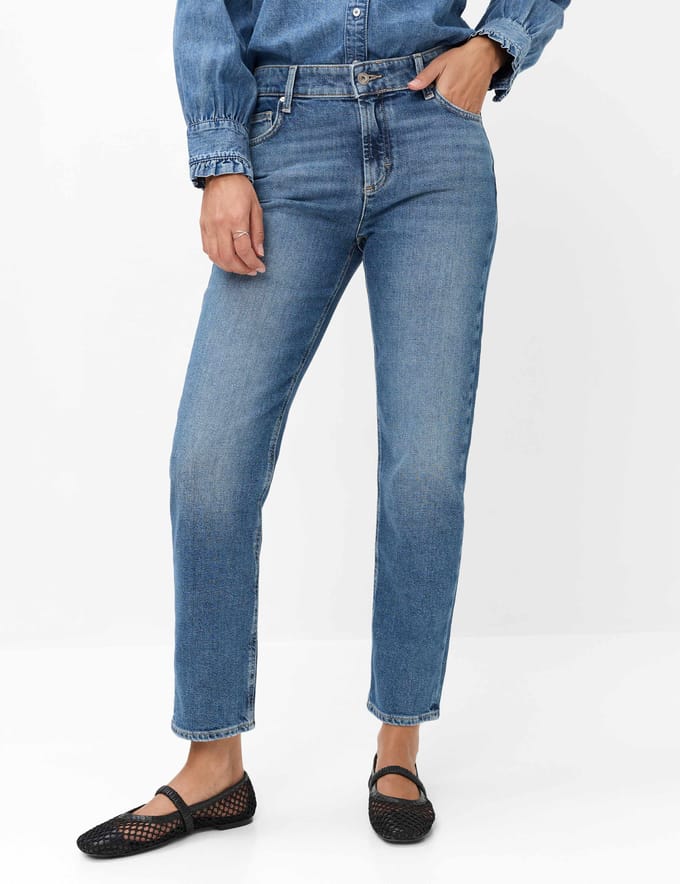 Brax Dames Jeans  Style MADISON S USED REGULAR BLUE, denim blauw regular, maat 38