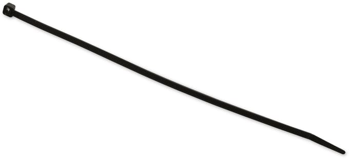 KSS kabelbinderset Polyamide 6.6, zwart, 280x7,6, UV-bestendig, 100 stuks
