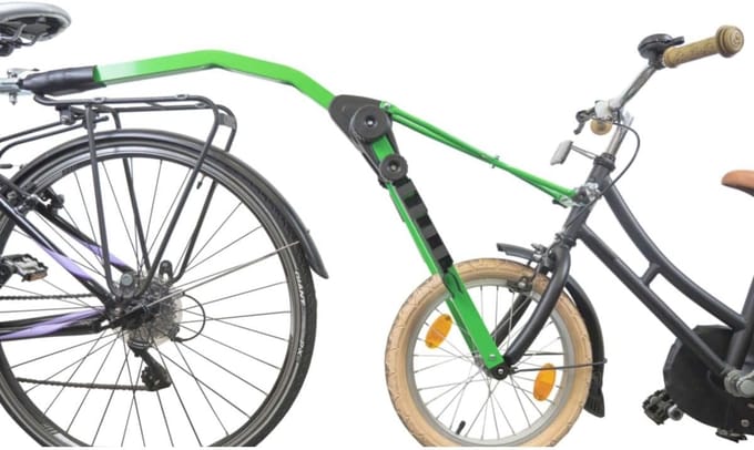 Trail Angel fietskar Hitch Groen voor 10-20 inch fietsen
