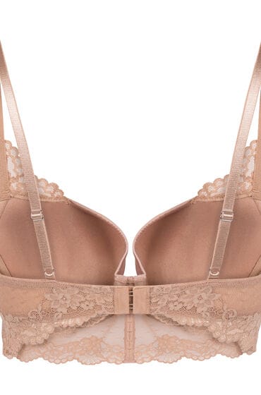 Hunkemöller Voorgevormde longline beugel bh Laila Bruin