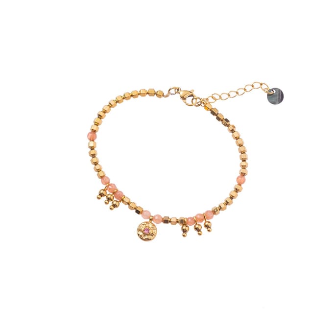 Go Dutch Label Armband (Sieraad) kleine steentjes Zilver
