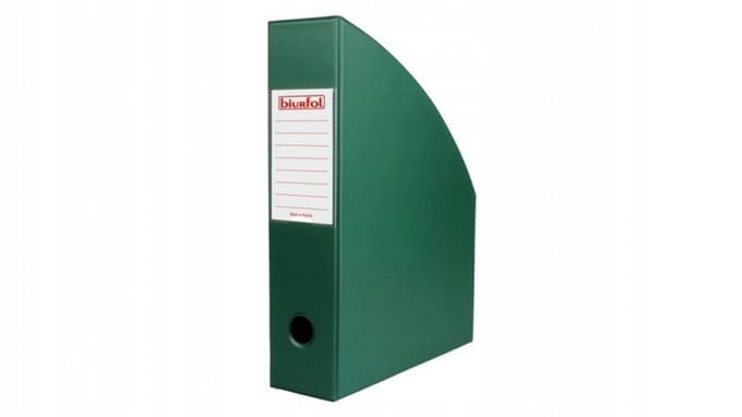 Groene Bureau Organizer voor mappen en flyers A4