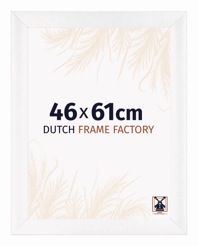 Fotolijst 46x61 cm - MDF - Wit Mat - Praag