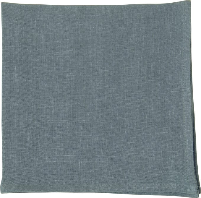 IHR - Linnen dinner servet - LINEN UNI Blue sea