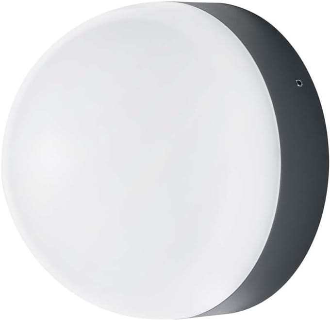 Osram LED wand- en plafondlamp, lamp voor buitentoepassingen, warm wit, geïntegreerde daglicht- en bewegingssensor, Endura Style Ball Sensor