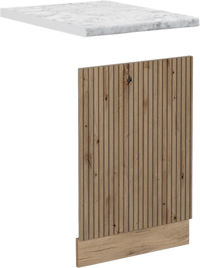 Vicco R-Line Frontpaneel – 45 cm, WB Marmer Artisanaal eiken