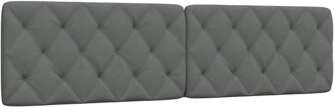 Hoofdbord Kussen 200 cm Stof Donkergrijs - Comfortabel & Stijlvol