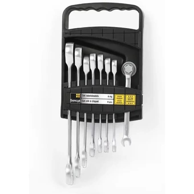 Sencys Steek-ratelsleutelset 8st.