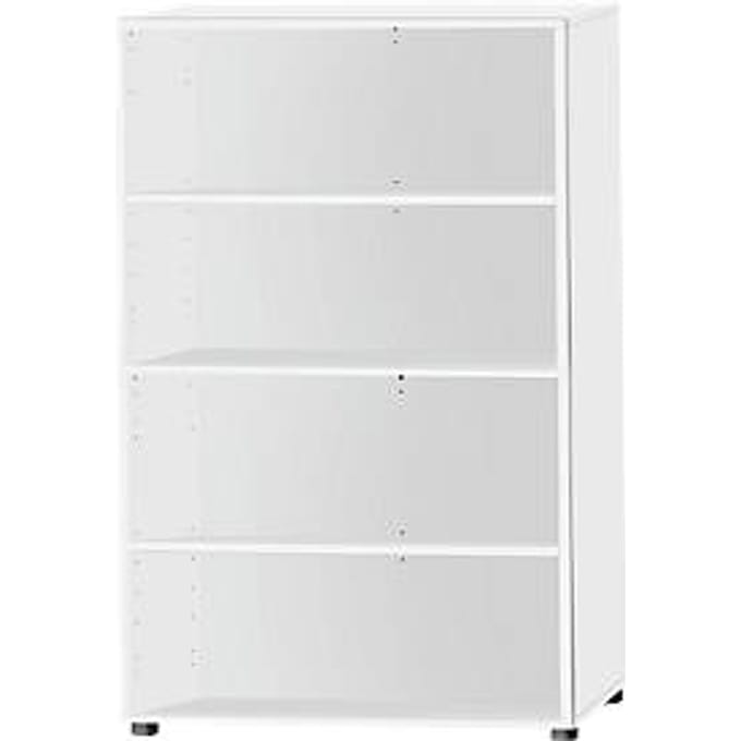Schäfer Shop Select stellingkast, 4 OH, B 800 x D 420 x H 1514 mm, wit