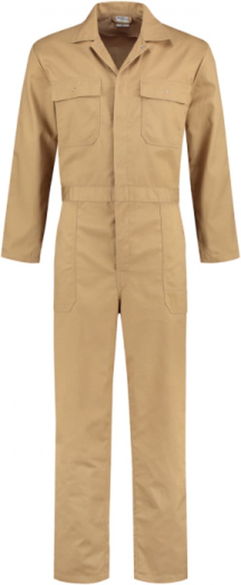 Overall polyester/katoen kaki maat 53