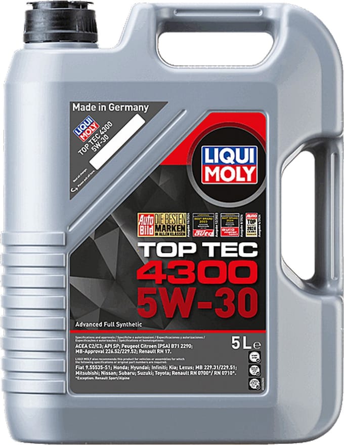 Motorolie Liqui Moly Top Tec 4300 5W30 C2 5L