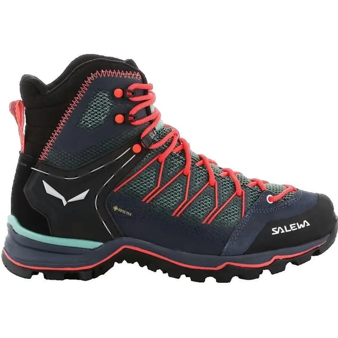 Salewa Mtn Trainer Lite Mid Goretex Wandelschoenen Groen,Rood EU 37 Vrouw