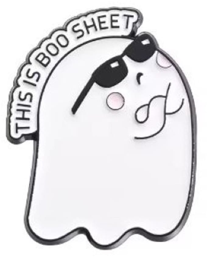 Pin Broche - enamel pin - kledingspeld - Boo-sheet spook