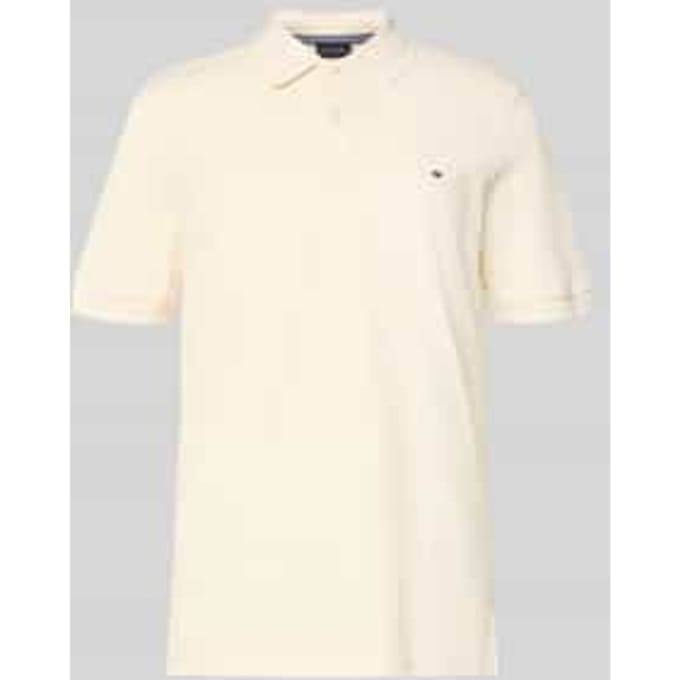 regular fit poloshirt met stitching