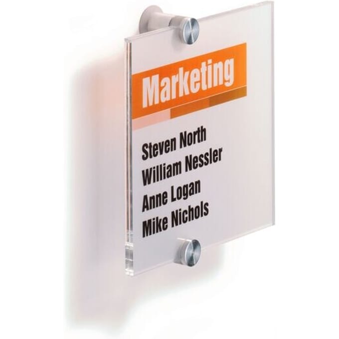 Türschild Langlebiges Kristallschild 4822 148x148mm