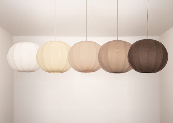 Lumidora Hanglamp 75673 - TACK - E27 - Wit - Textiel - ⌀ 55 cm