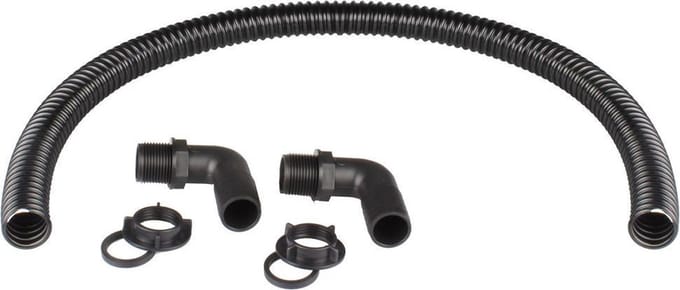 Waterton verbindingsset haaks 1 meter - Regenton verbindingsset