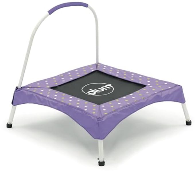 Unisex Junior Bouncer Kindertrampoline, Paars